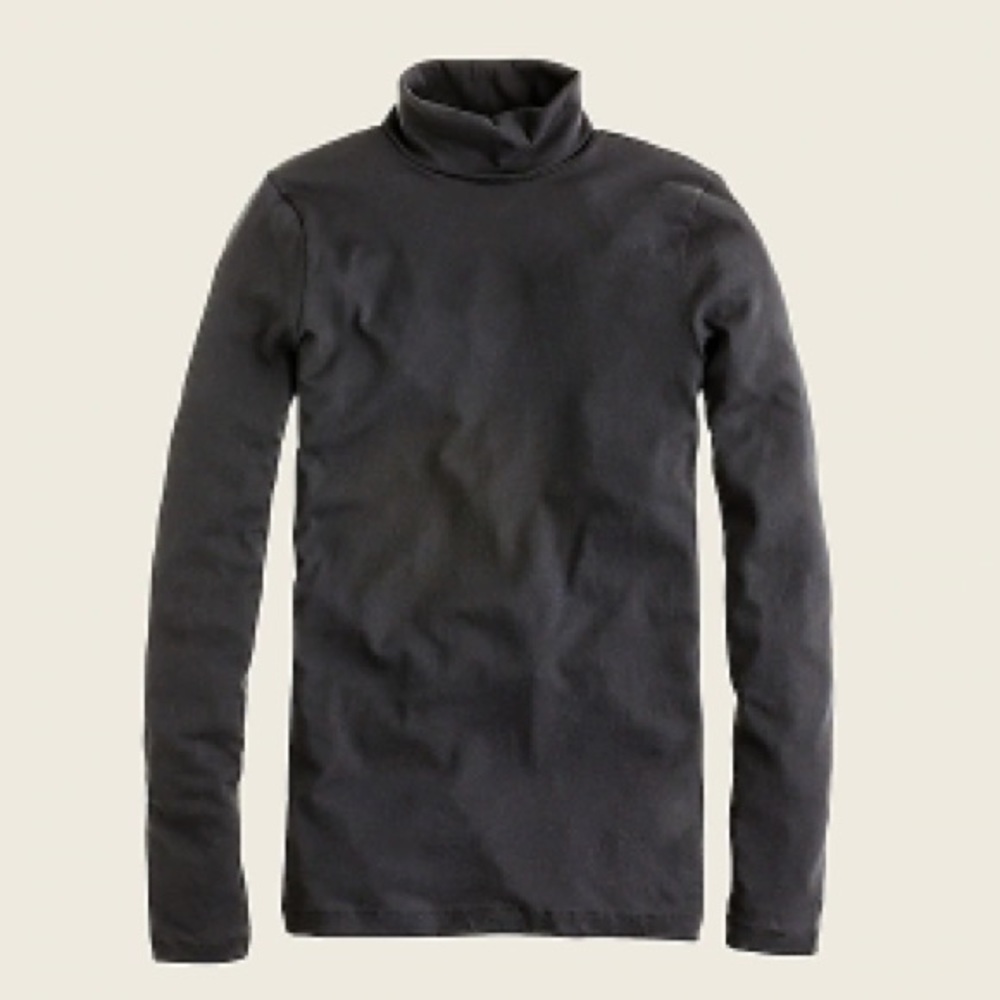 J. Crew Tissue Turtleneck Gray sz Medium